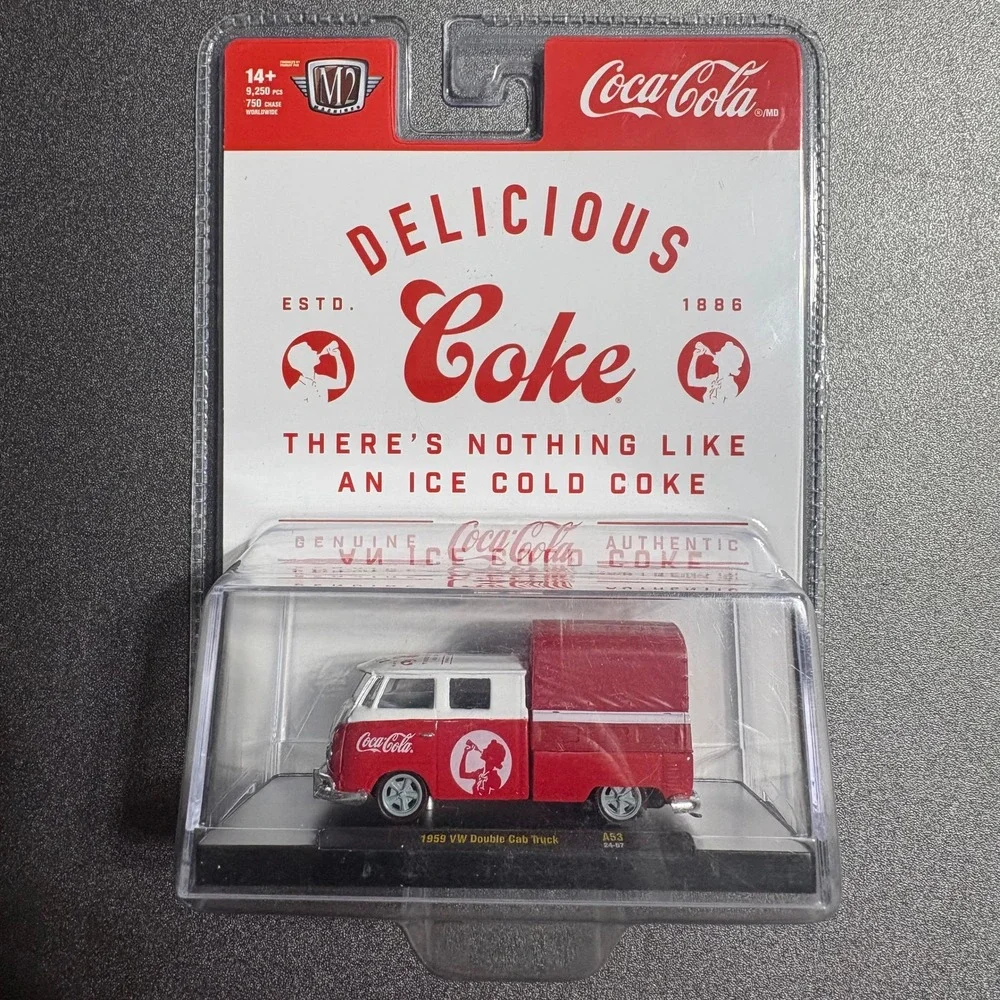 M2 Machines Coca-Cola Diecast Lot 10pc Ford VW Dodge Plymouth 1:64 Scale New